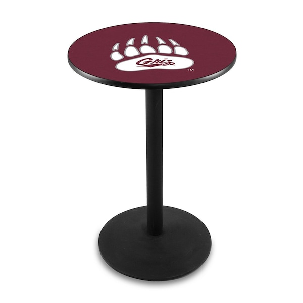 36" Blk Wrinkle Montana Pub Table